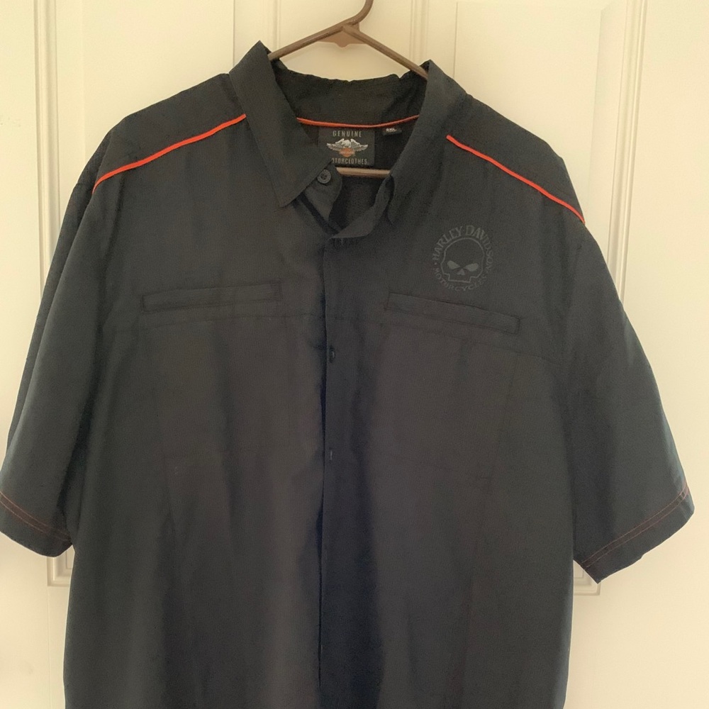 XXL Harley Davidson climate cool button down shirt